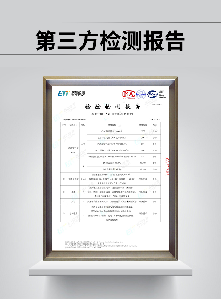 第三方检测报告
